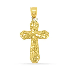 10k gold cross pendant