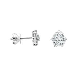 14KW 14D0.75CT  Diamond Earrings  (102DE1486-75)