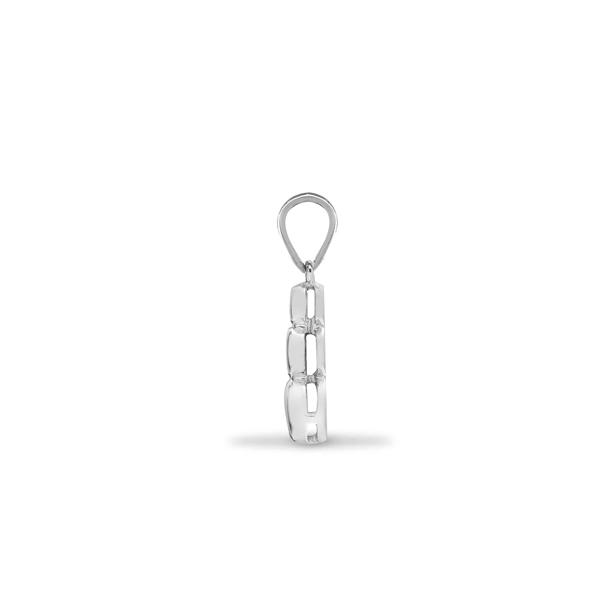 18ct White Gold Diamond Pendant