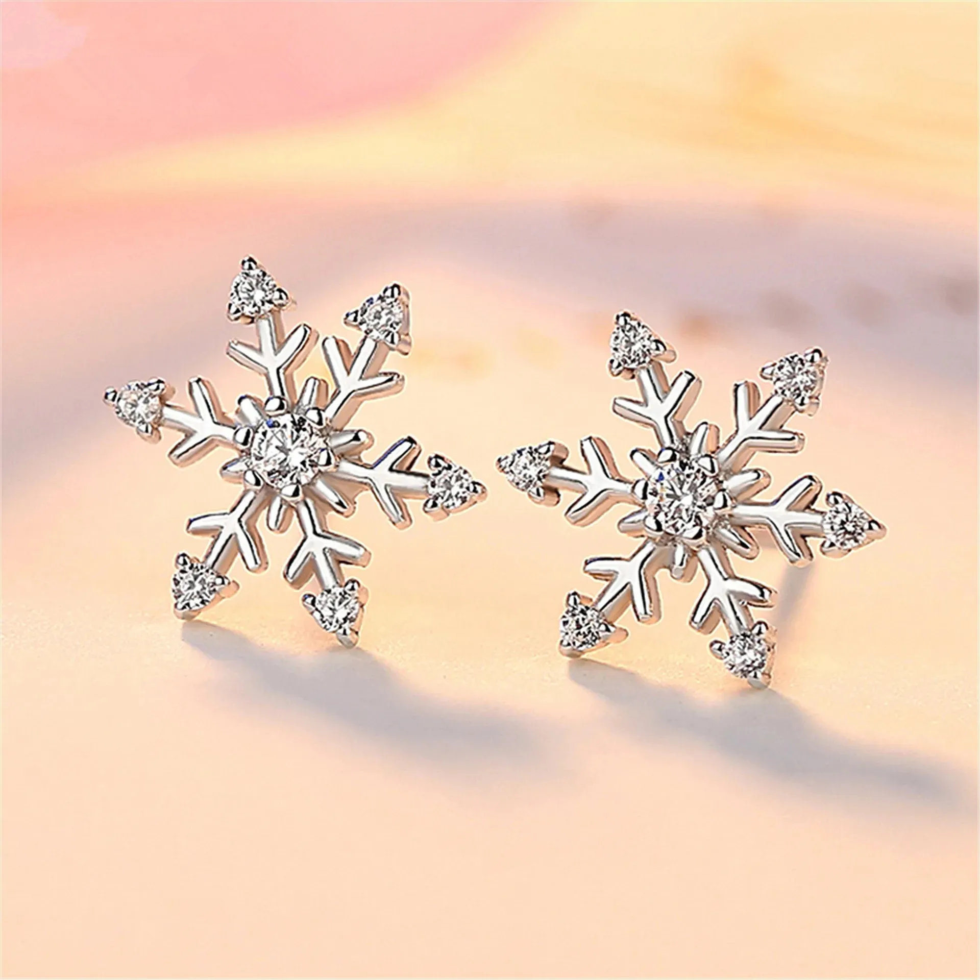 925 Sterling Silver Zircon Stud Earrings For Women New Fashions Exquisite Student Girlfriend Jewelry Accessories Wedding Party