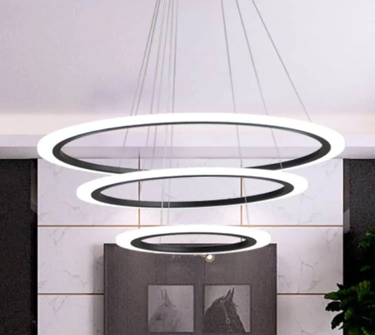 ALVAR Triple Halo Hanging Lights