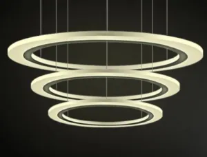 ALVAR Triple Halo Hanging Lights