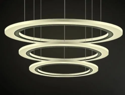 ALVAR Triple Halo Hanging Lights