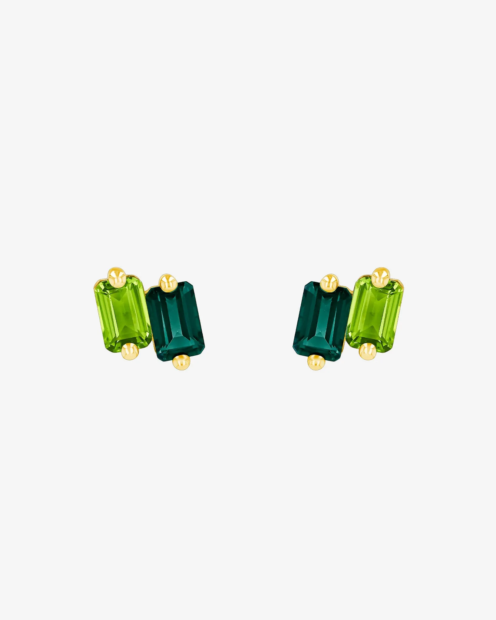 Ann Green Ombre Studs