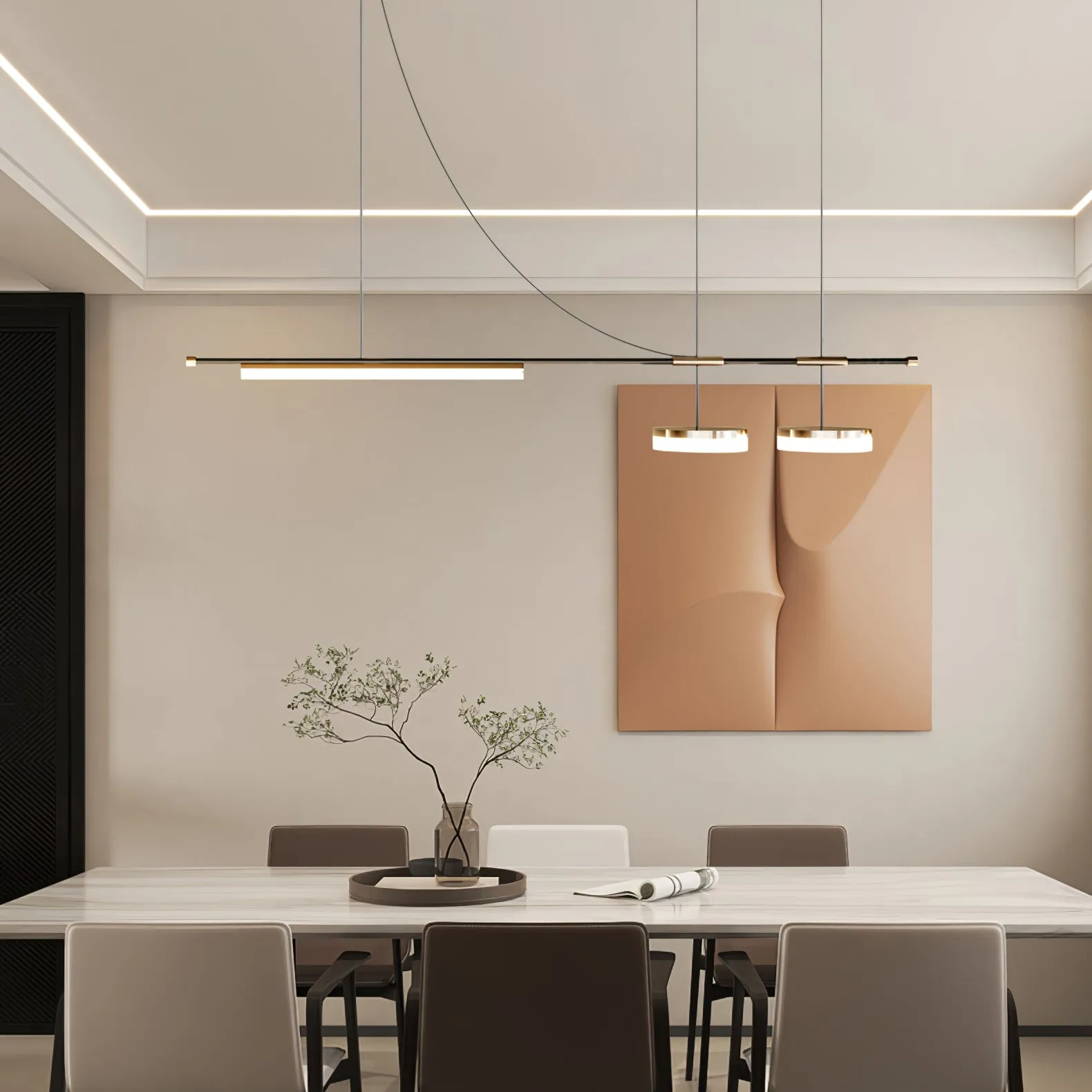 Arc Horizon Island Pendant Light