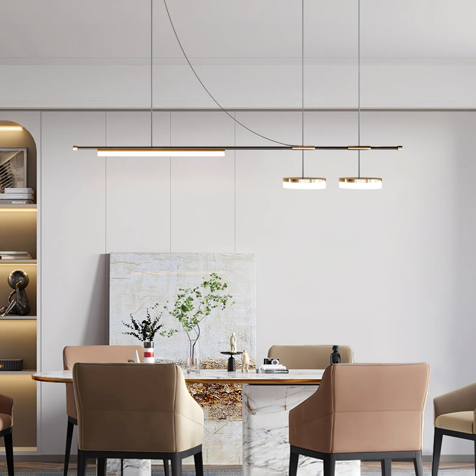 Arc Horizon Island Pendant Light