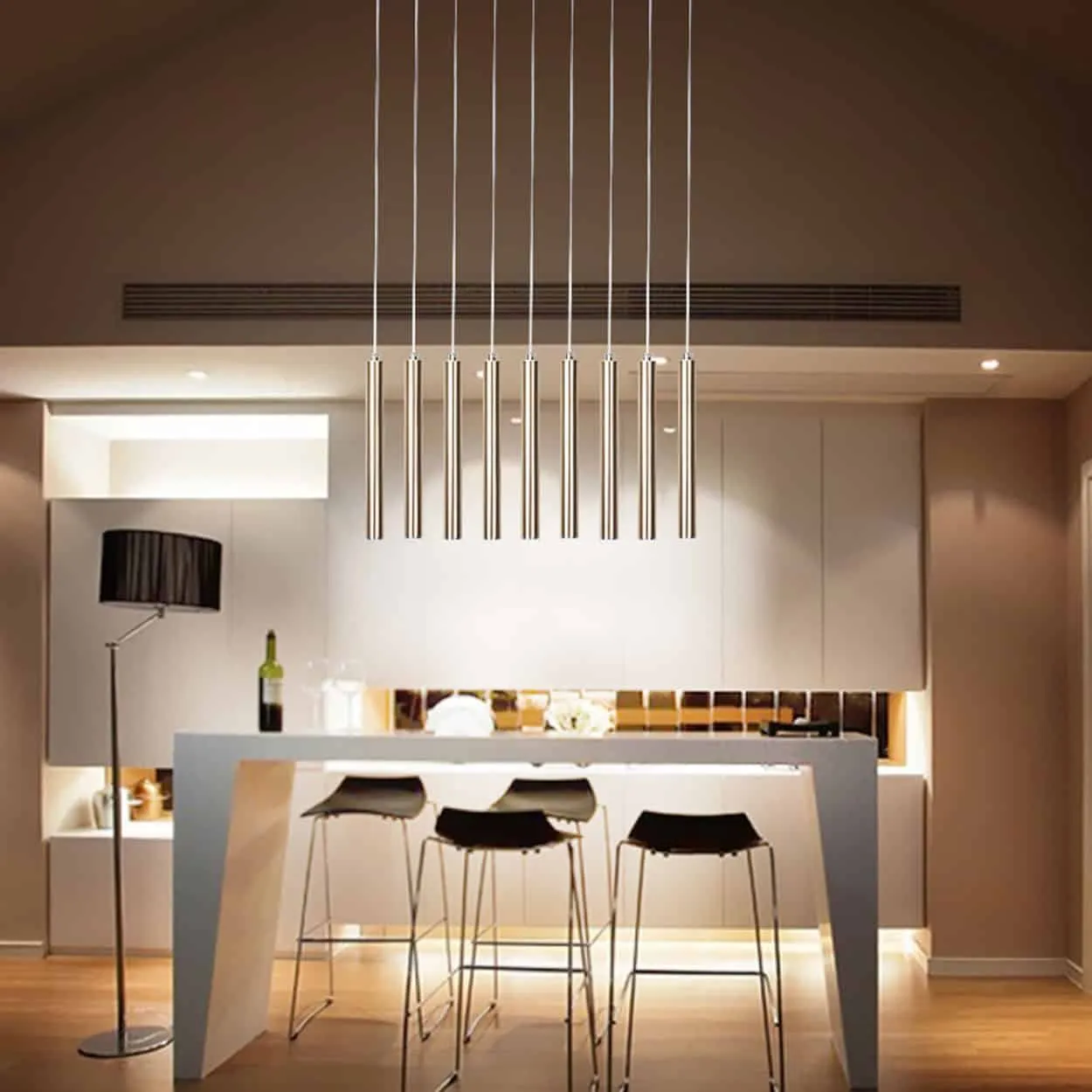 Bambuunol Cylindrical Pendant Lamp