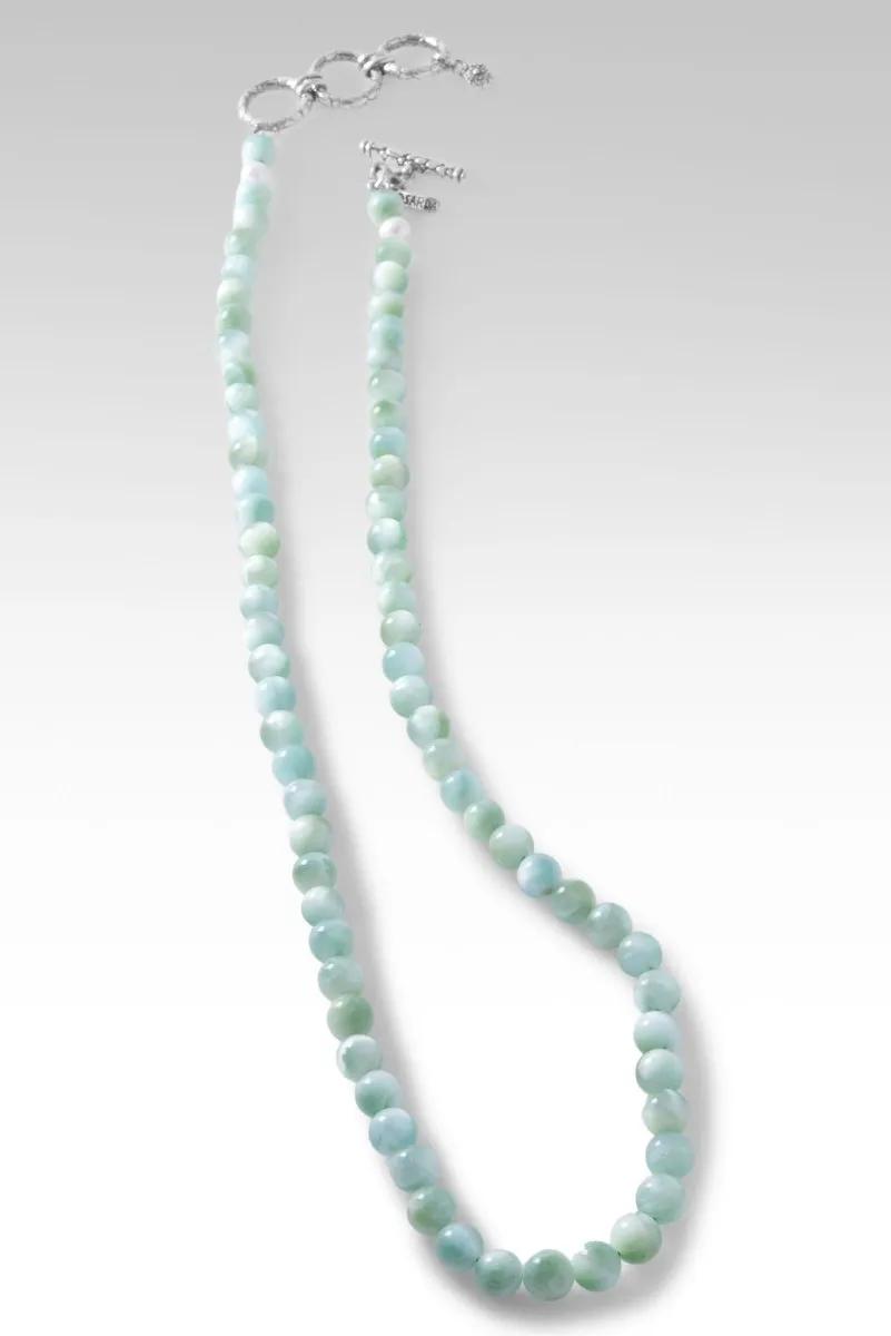 Beaded Green Iridescent Necklace™ in Watermark