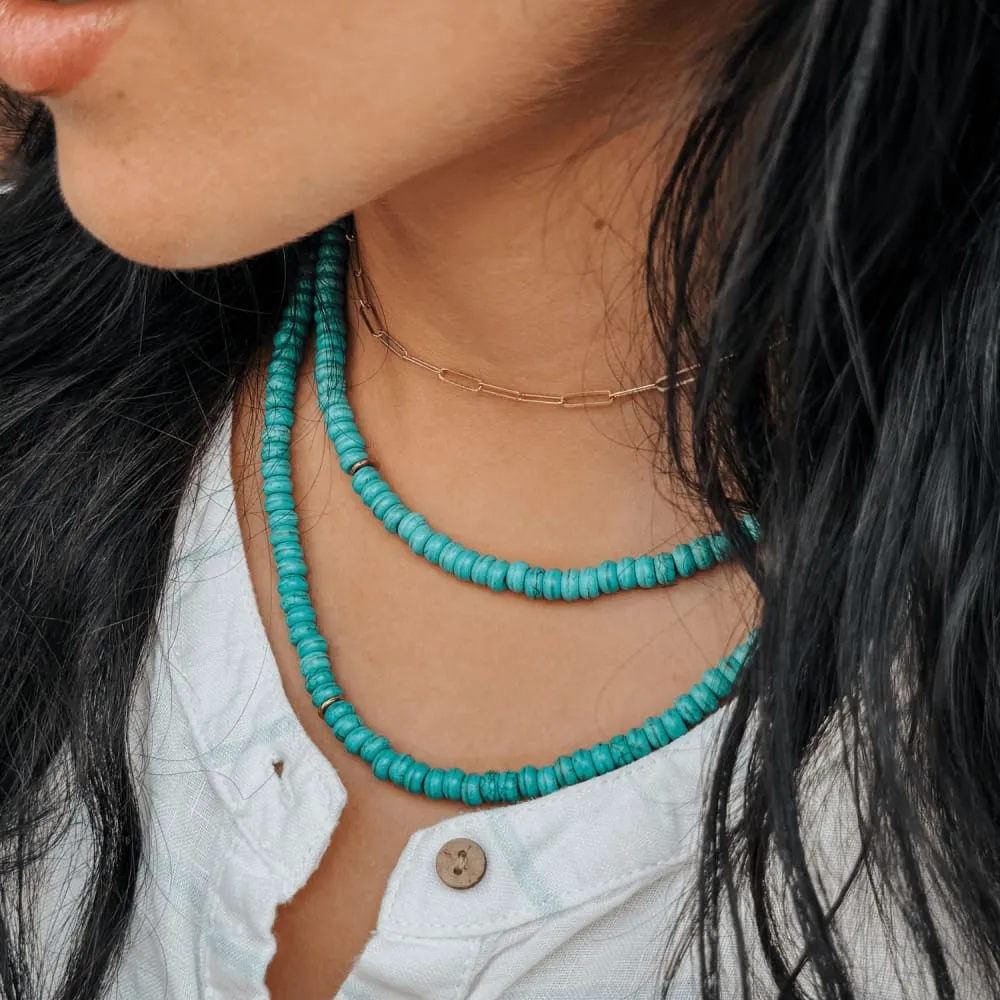 Beaded Turquoise Necklace