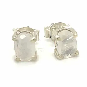 Bijou Moonstone Studs