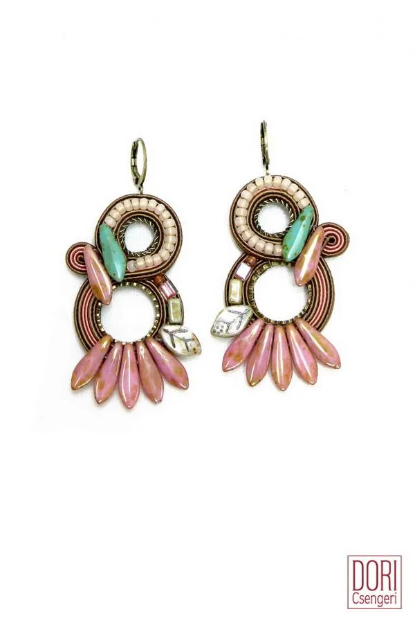 Blush Dangling Earrings