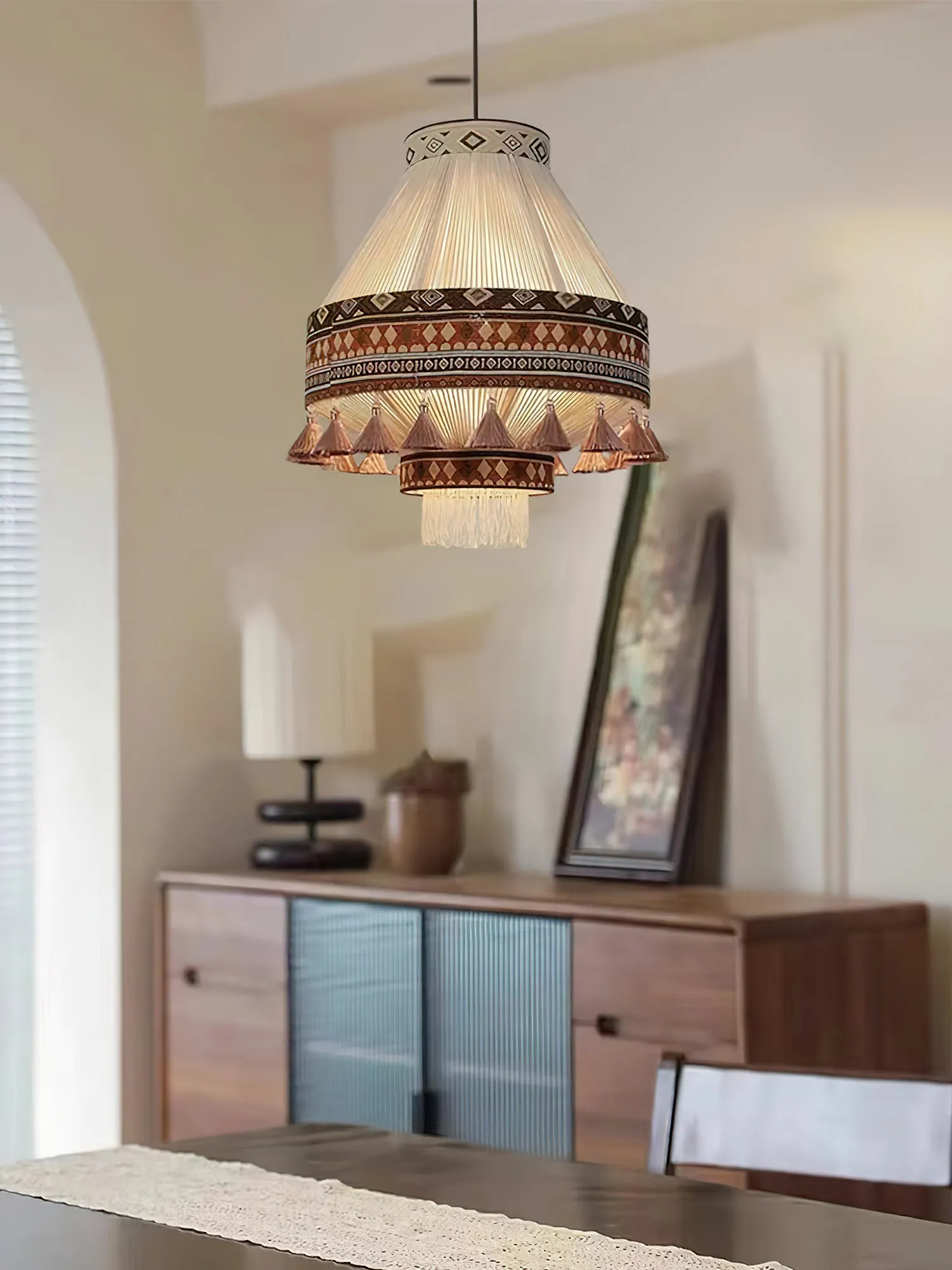 Bohemian Fringe Pendant Lamp