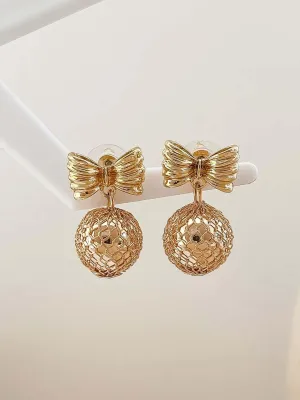 Bow Bauble Earrings