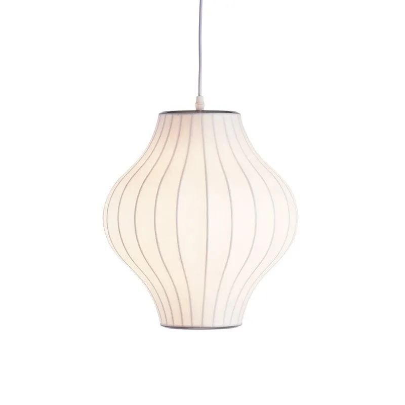 Bubble Mulberry Silk Pendant Lamp