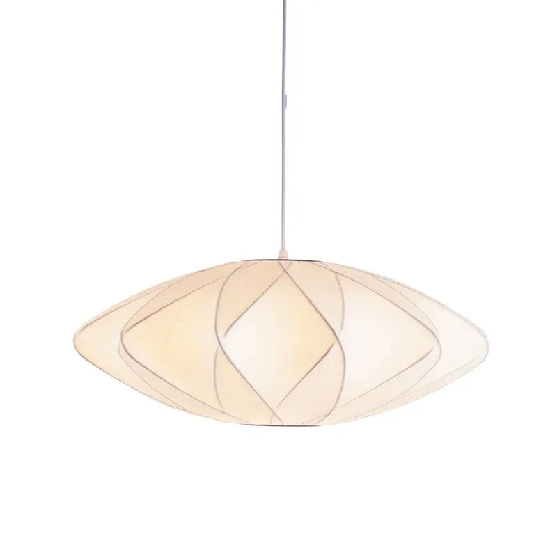 Bubble Mulberry Silk Pendant Lamp