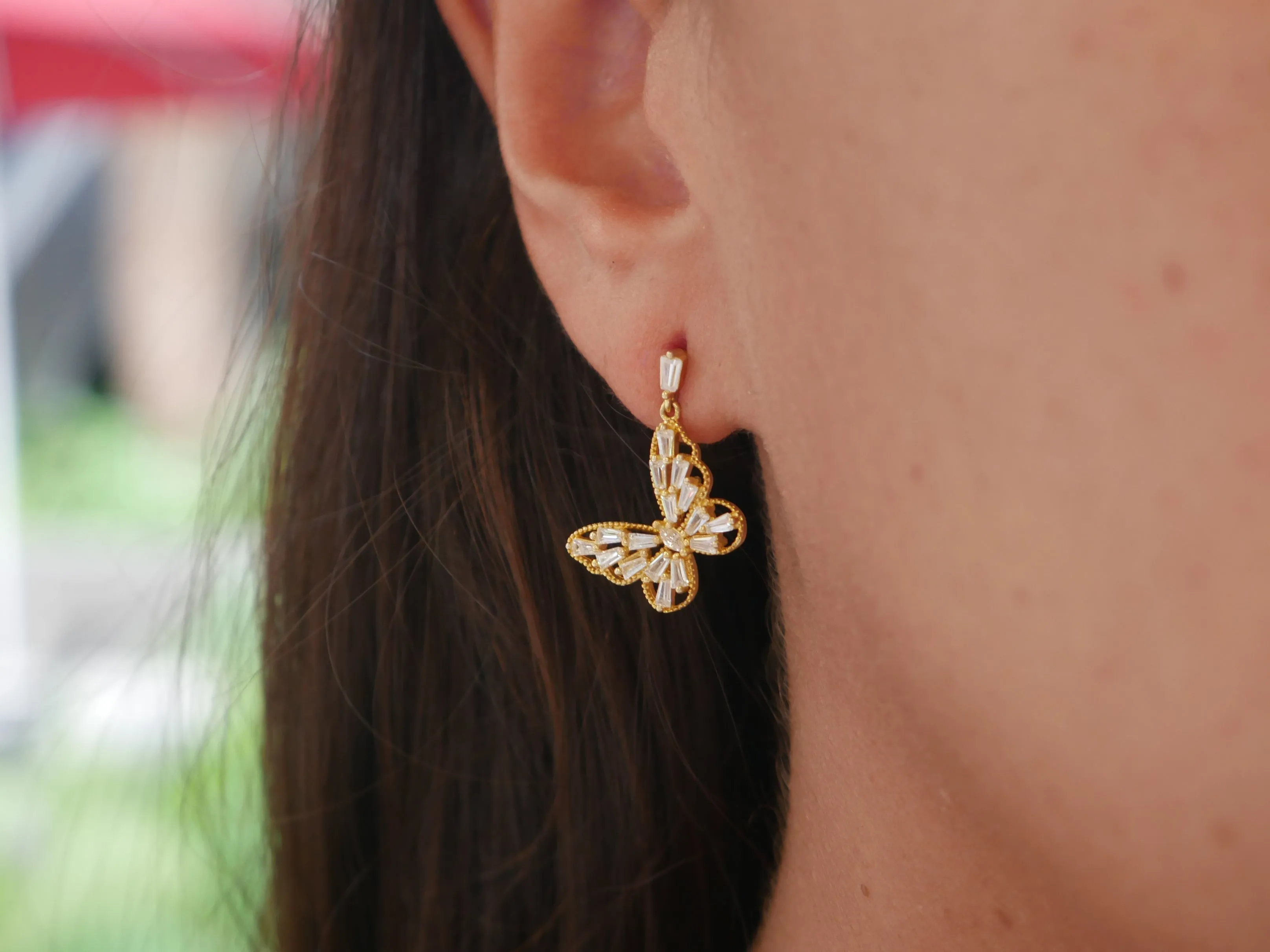 Butterfly Effect .925 Sterling Silver Earrings