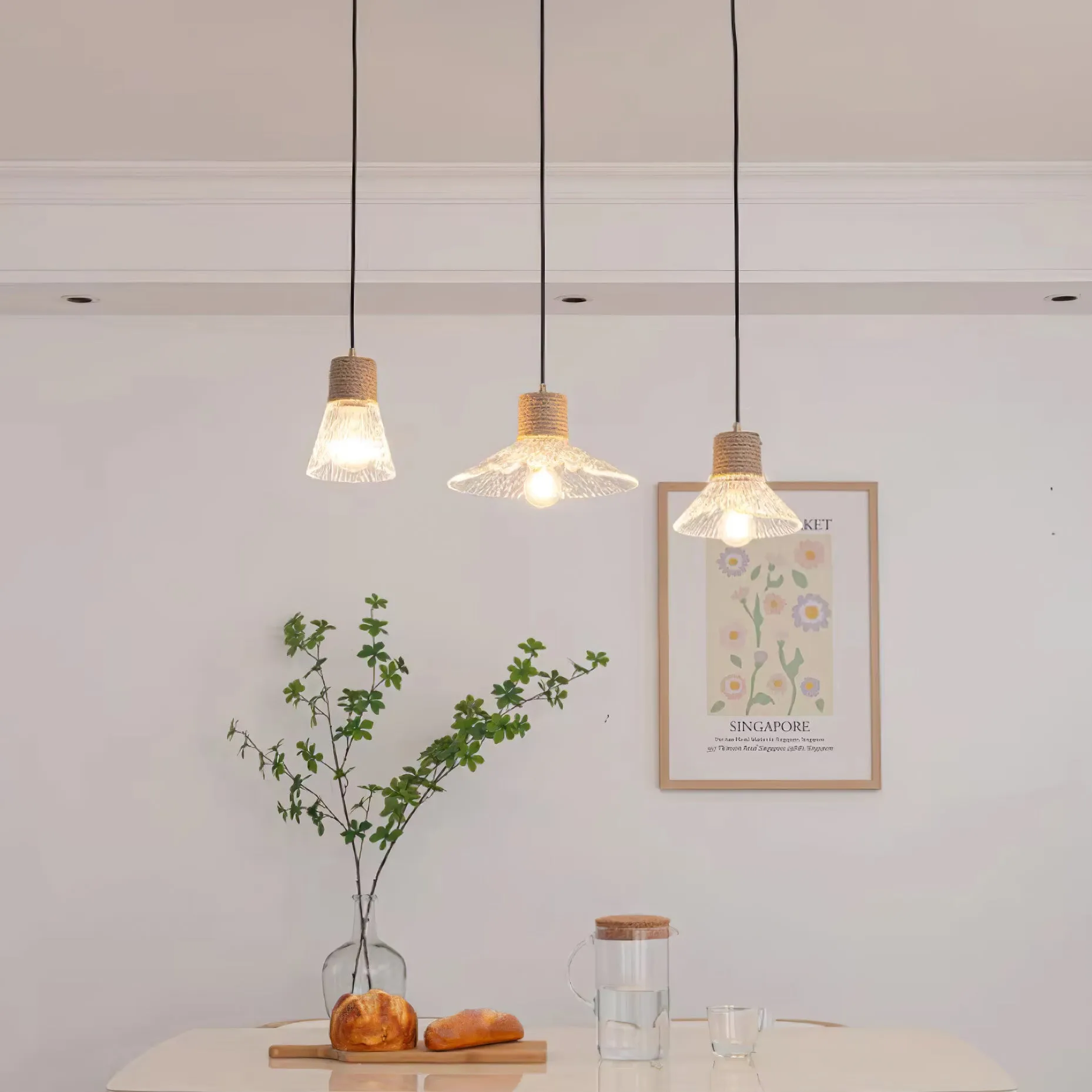 Callie Glass Pendant Lamp