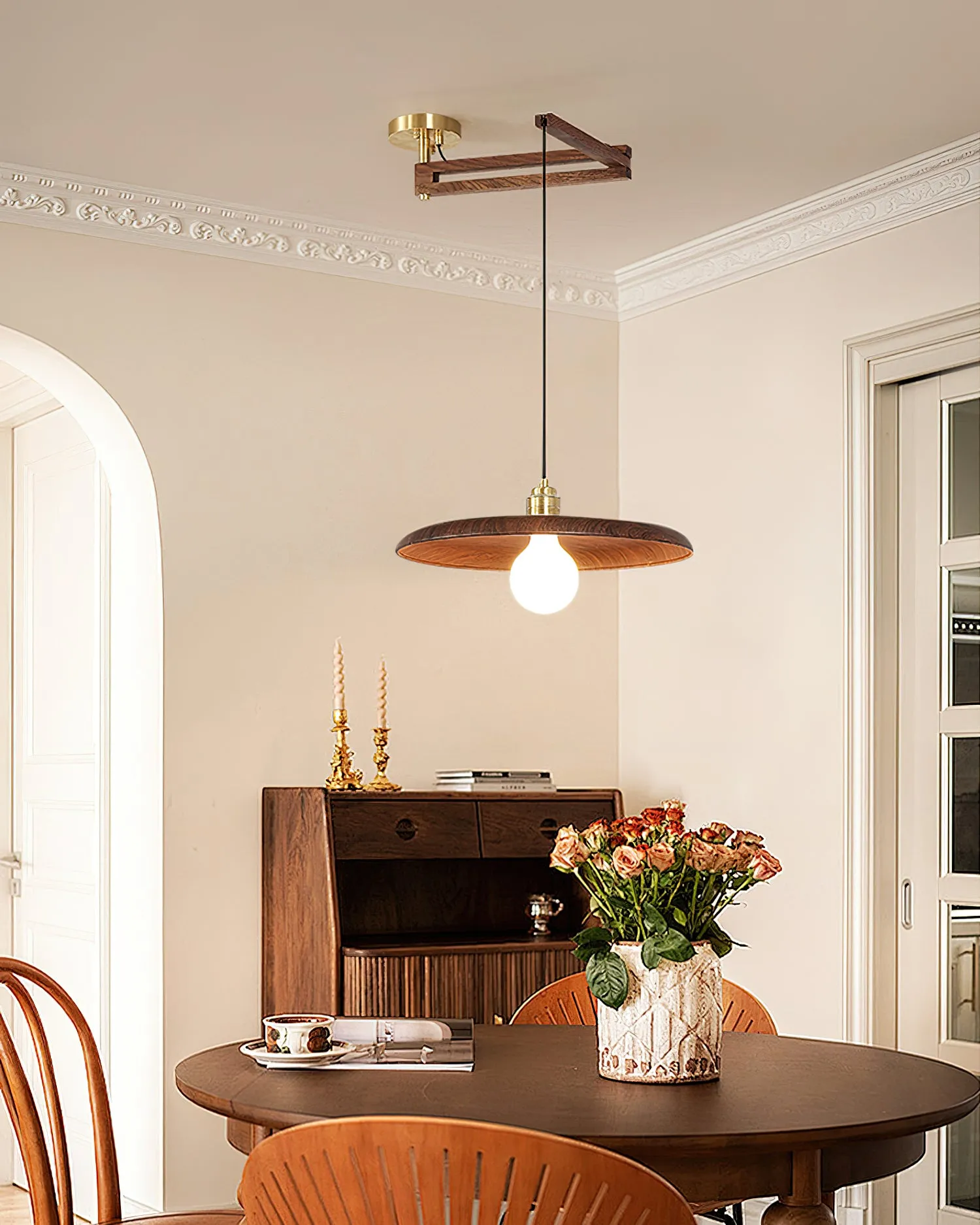 Carlyle Wood Pendant Lamp