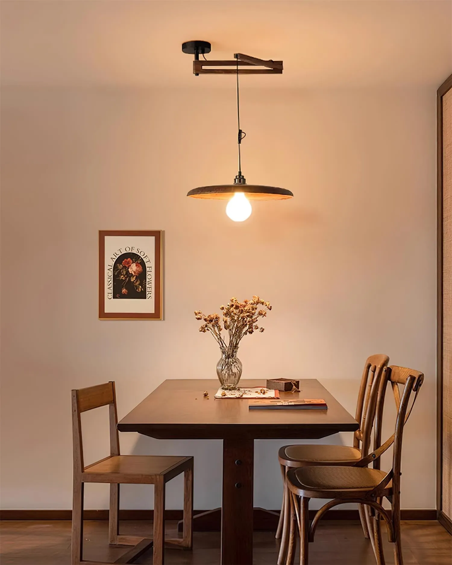 Carlyle Wood Pendant Lamp