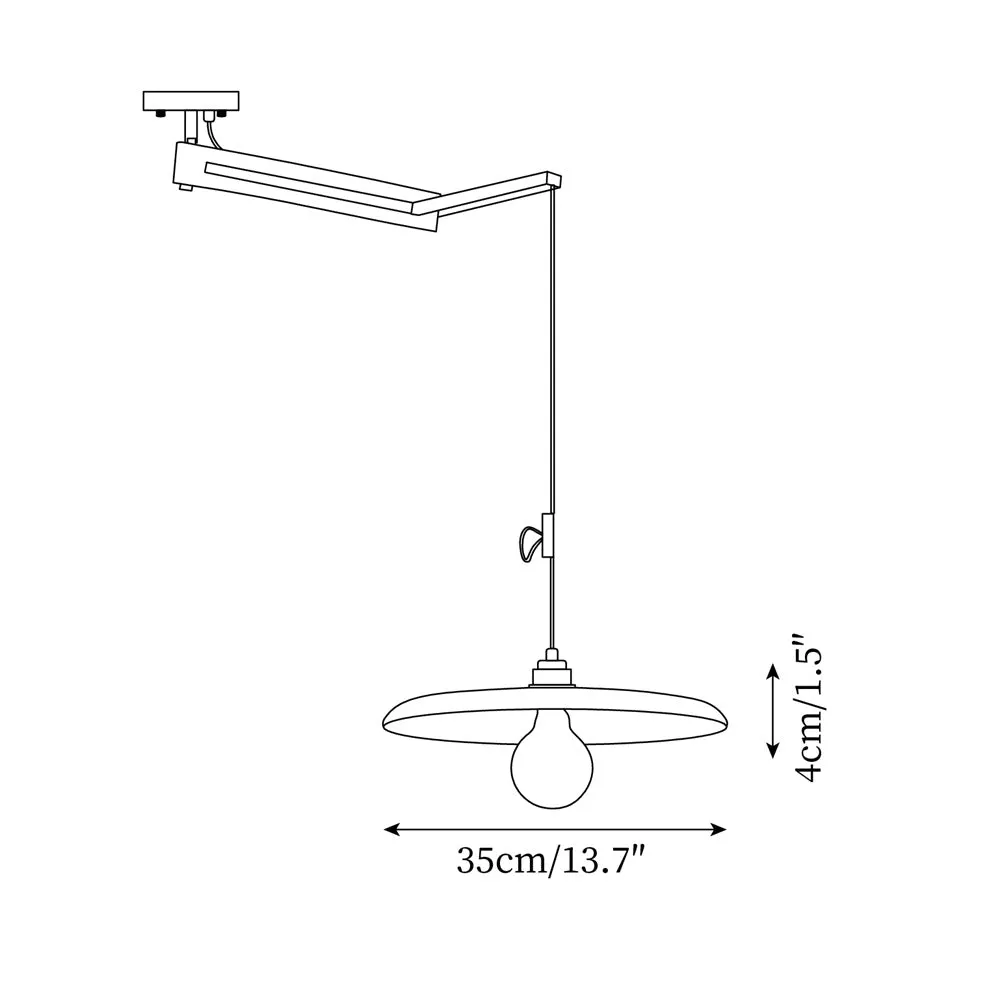 Carlyle Wood Pendant Lamp