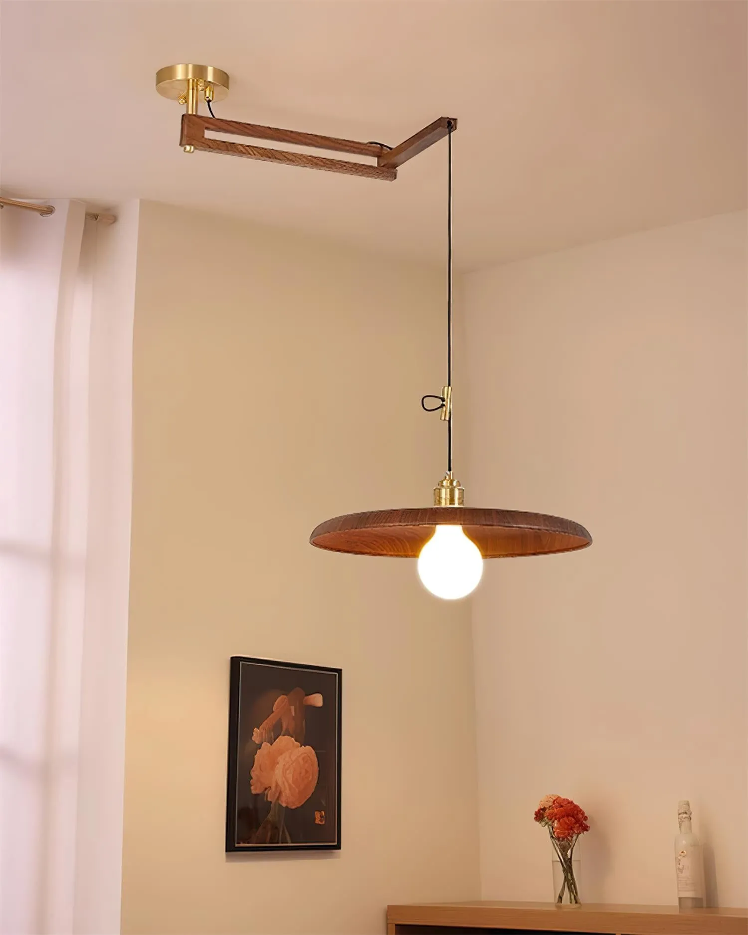 Carlyle Wood Pendant Lamp