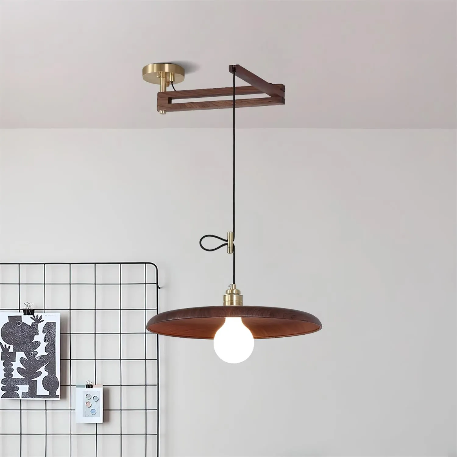 Carlyle Wood Pendant Lamp