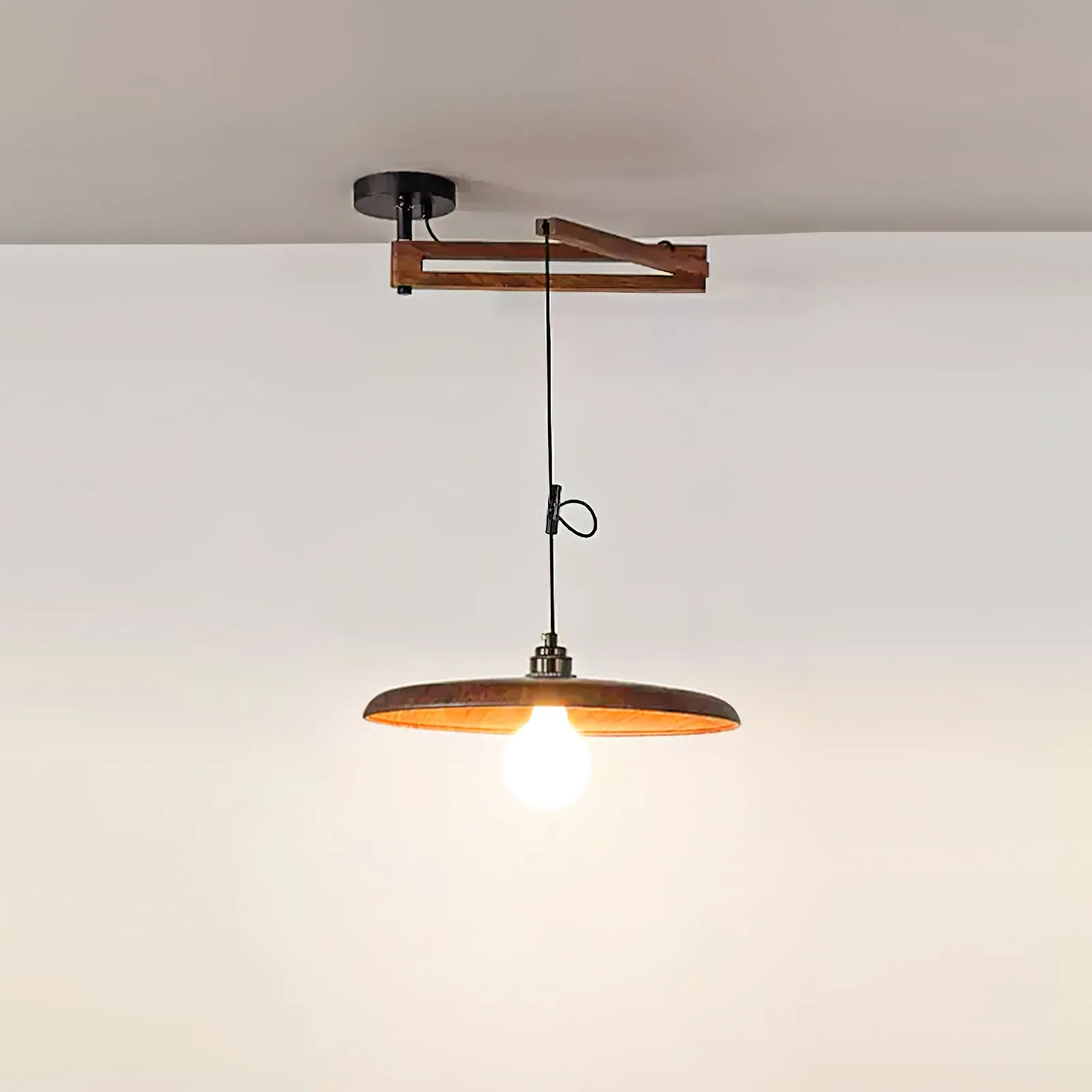 Carlyle Wood Pendant Lamp