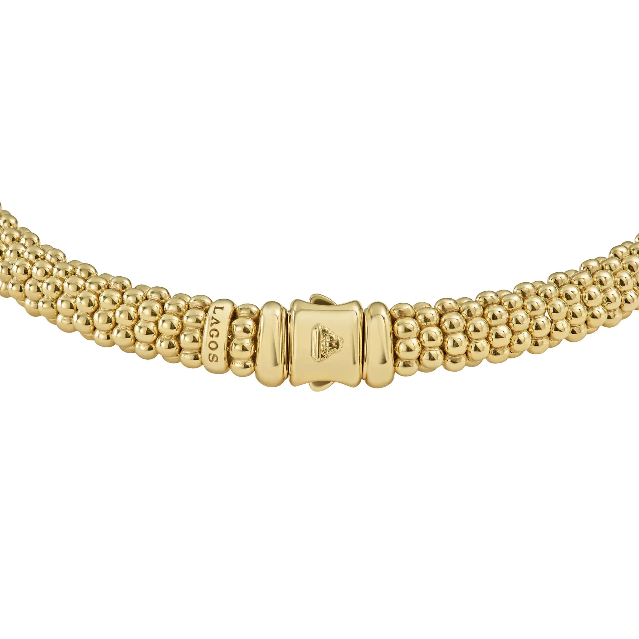 Caviar Gold 18K Gold Caviar Necklace | 9mm