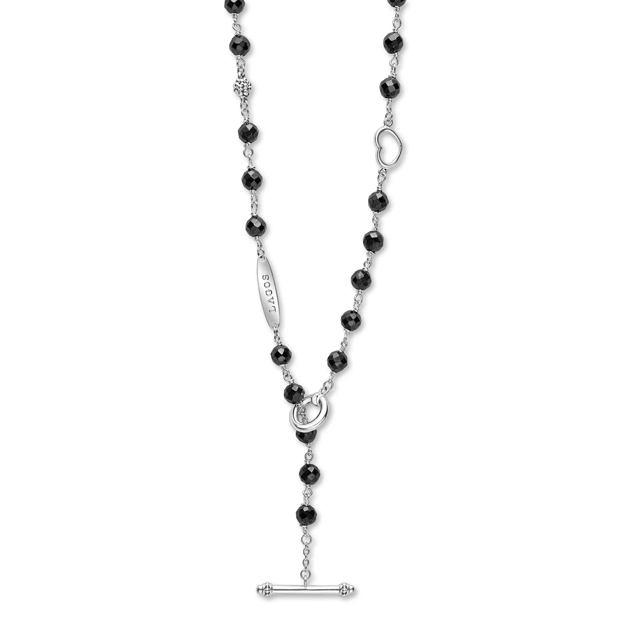 Caviar Icon Black Ceramic Beaded Necklace