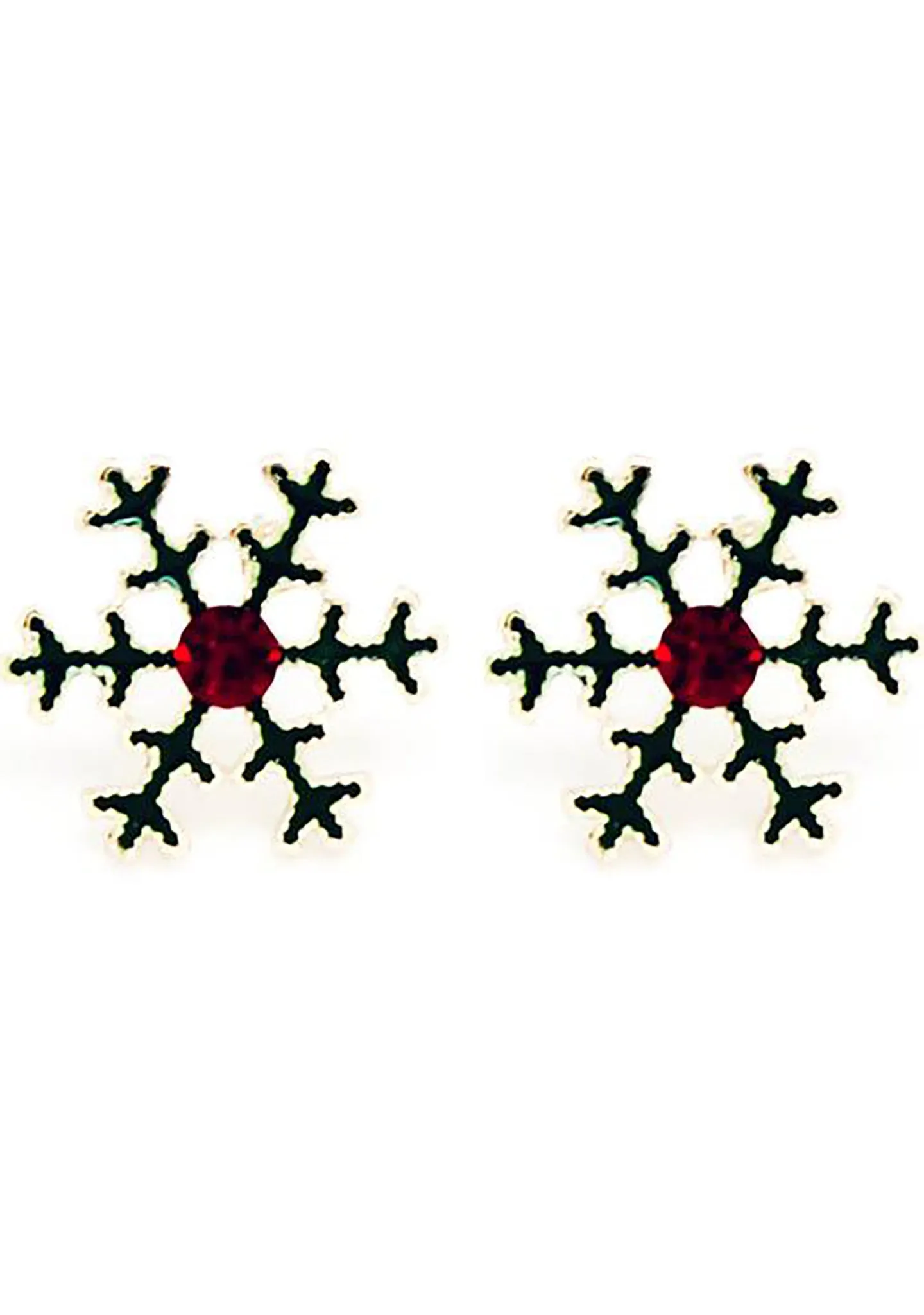 Christmas Snowflakes Post Stud Earring