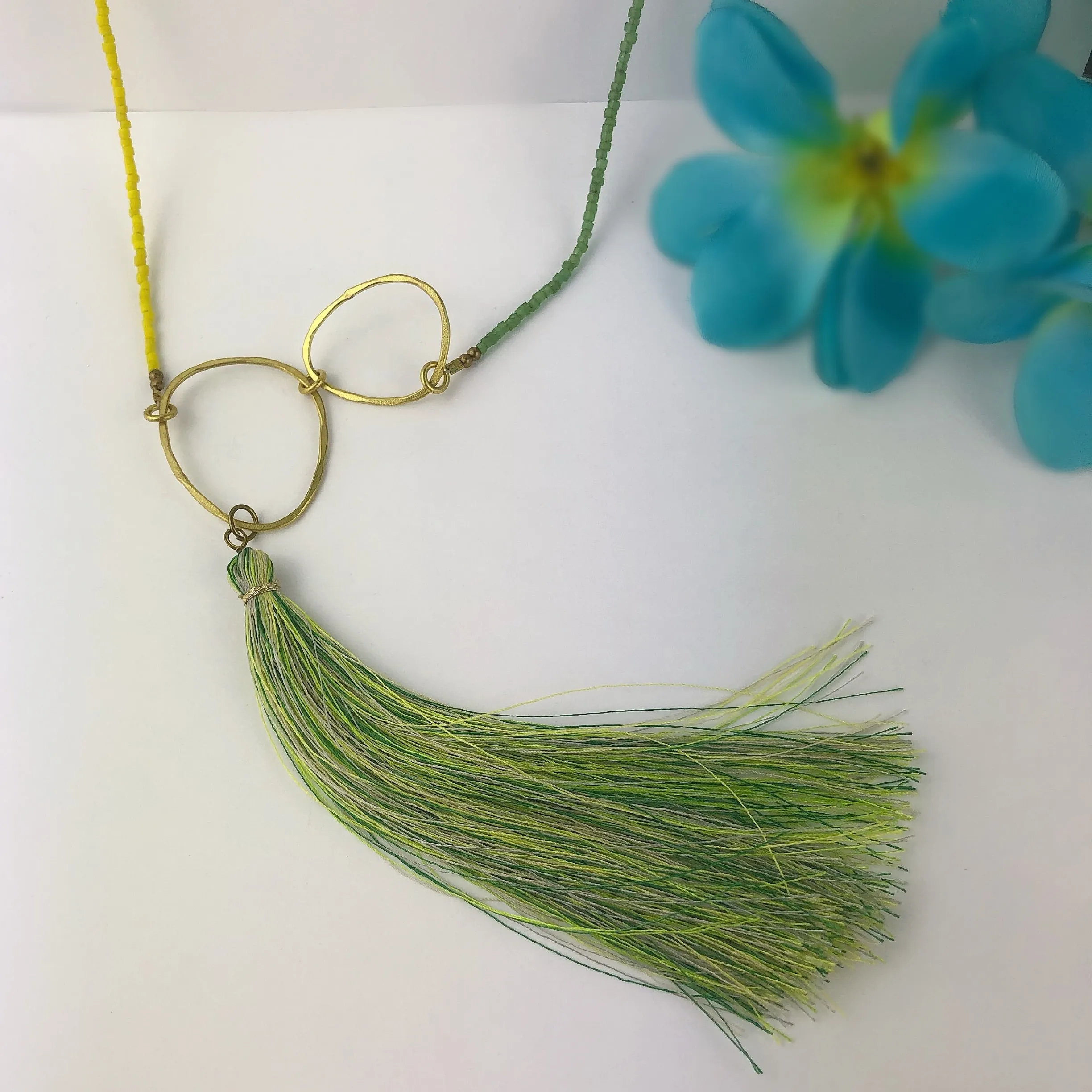 Citrus Tassel Necklace - VNKL203