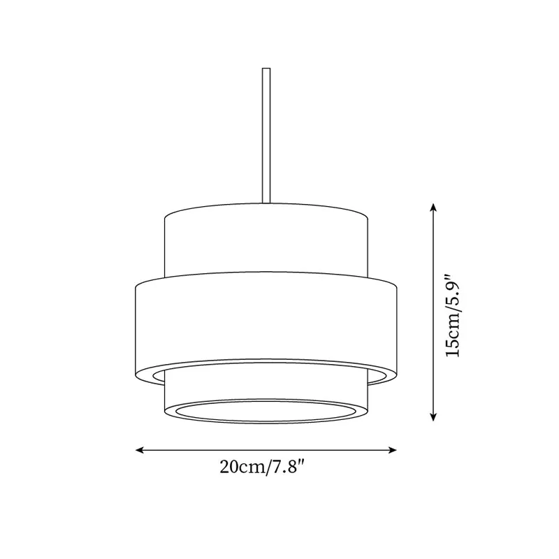 Cole Travertine Pendant Lamp