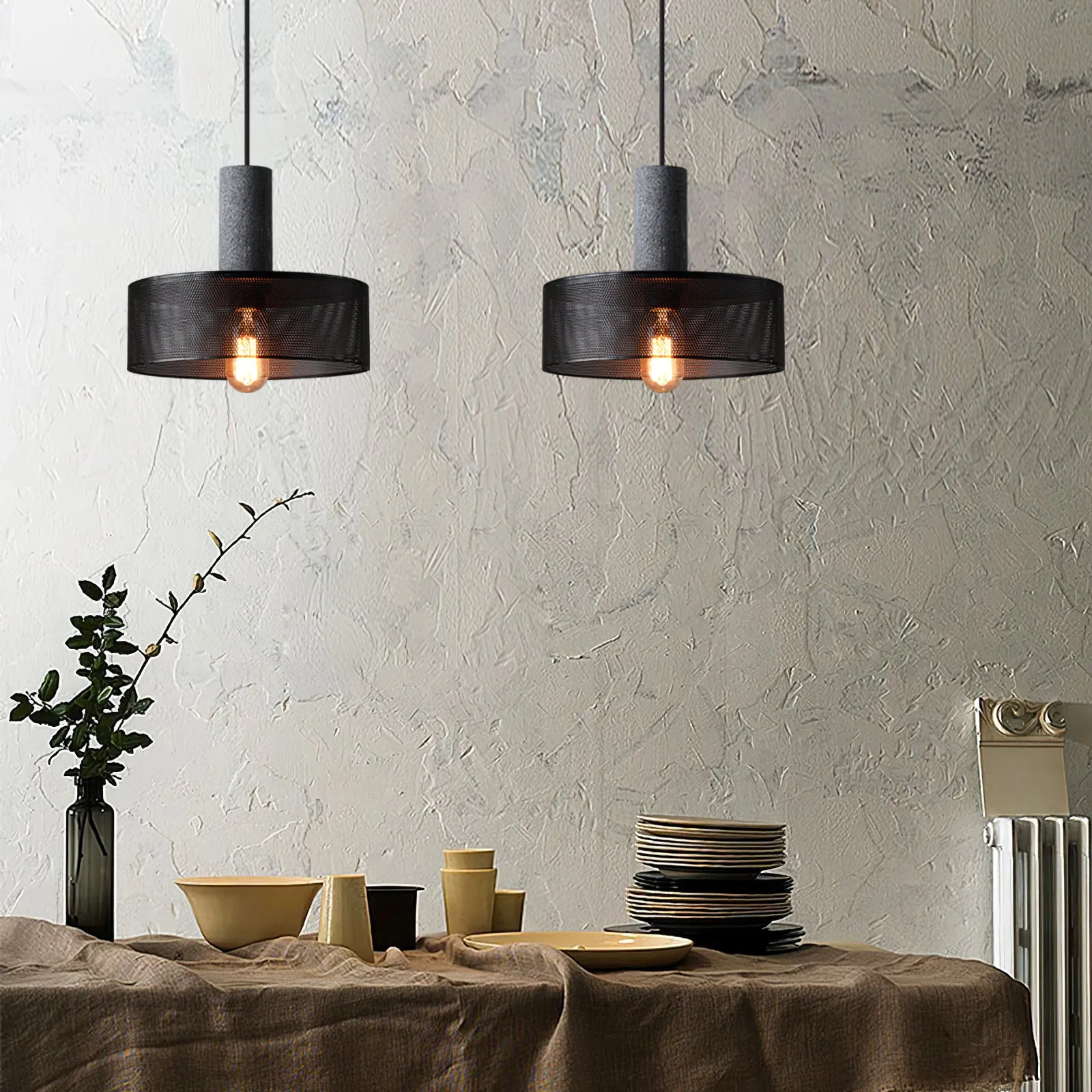 Concrete Industry Pendant Lamp