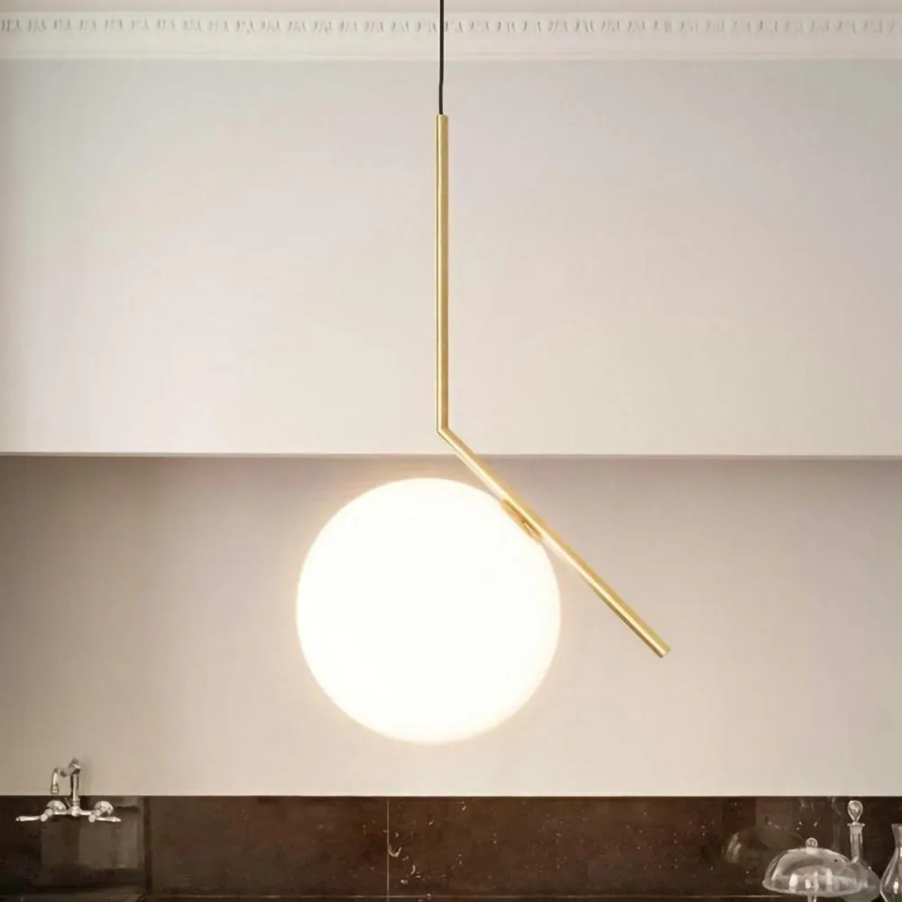 Corner Round Pendant Light