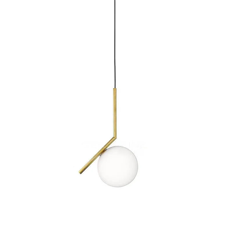 Corner Round Pendant Light