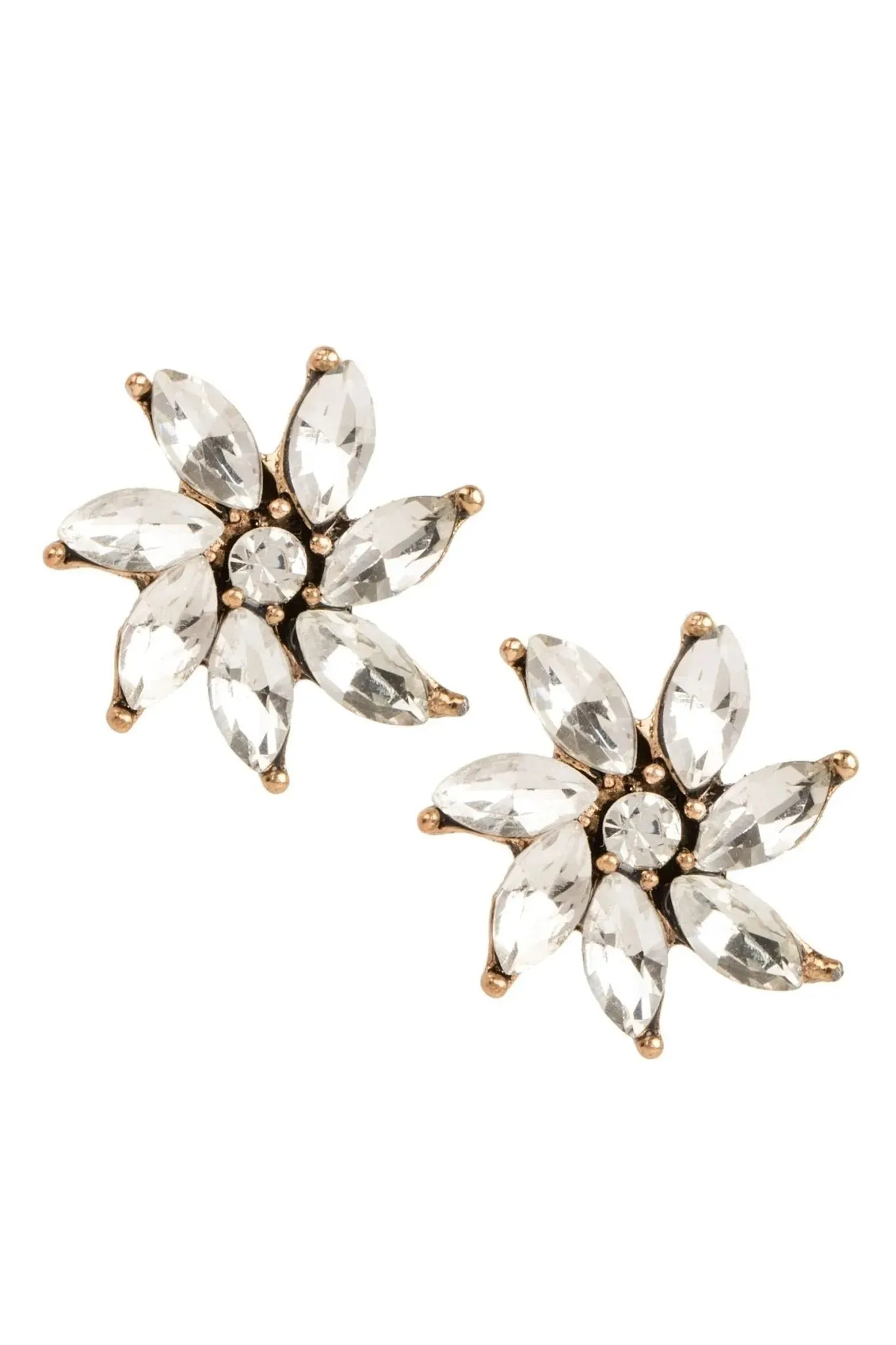 Crystal Flower Earring