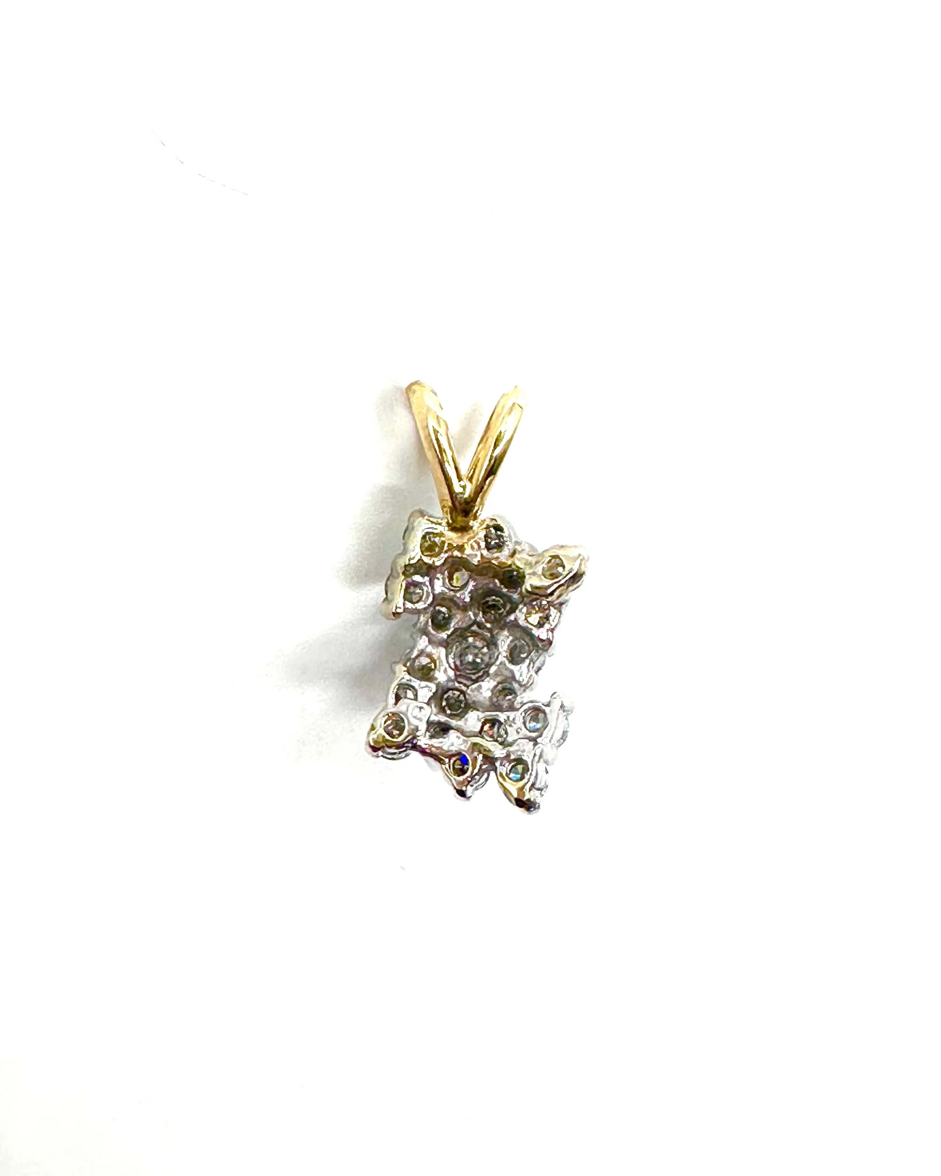 Diamond waterfall pendant