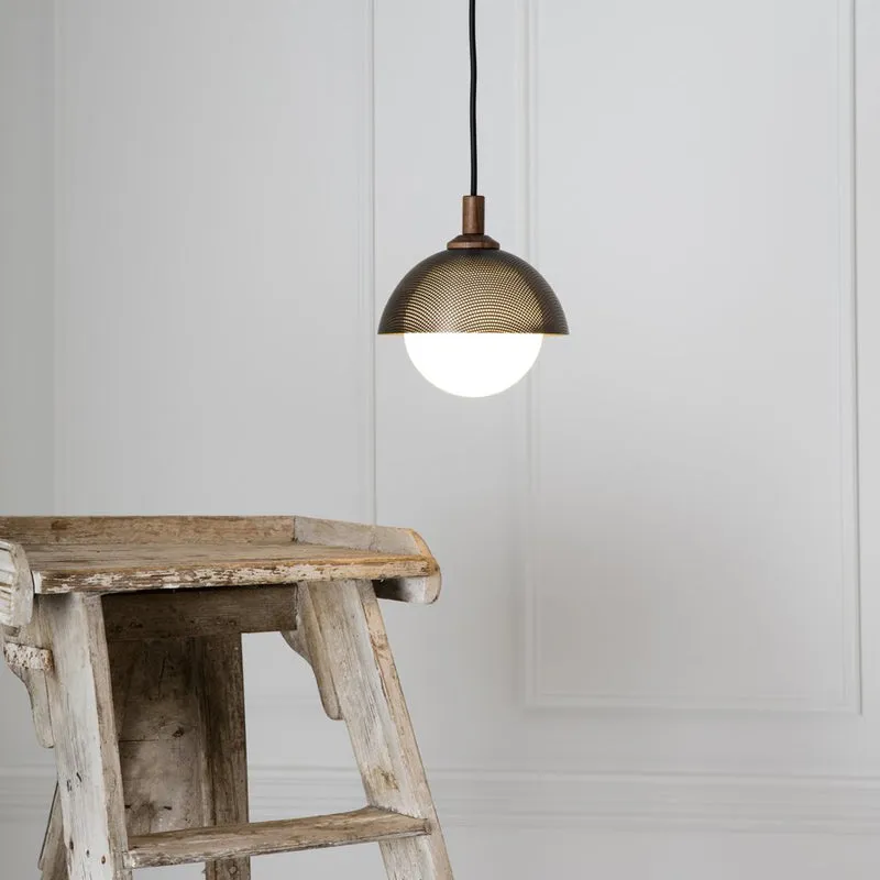 Dome Pendant Perforated Pendant Light