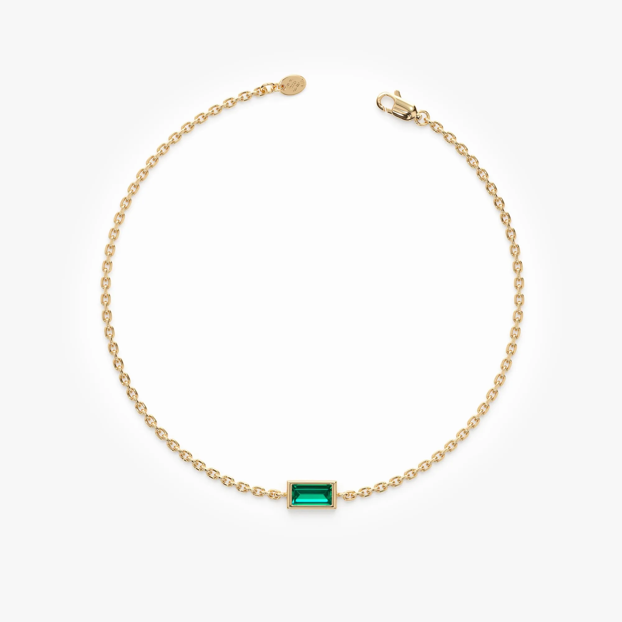 Emerald Birthstone Bracelet, Teresa