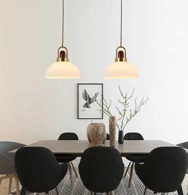 Eriksen Classy Sophisticated Glass Exterior Pendant Lamp