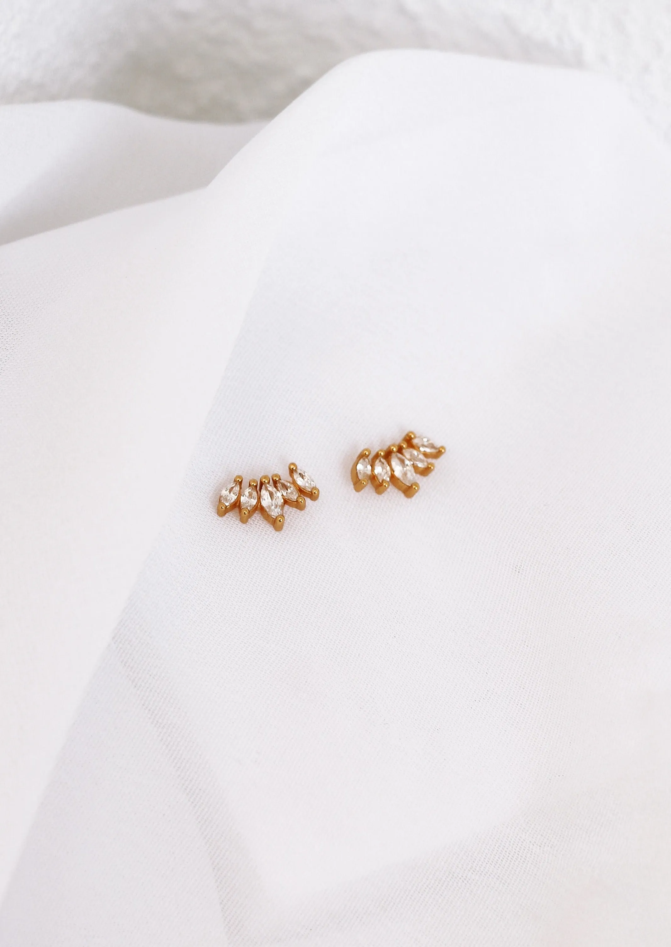 Everleigh - Sterling Silver Stud Earrings