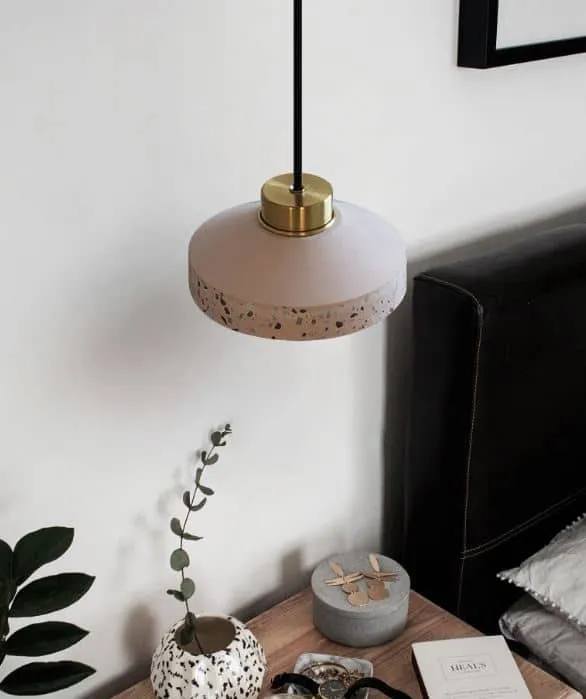 Evysoo Cement Terrazo Bottle Jars Pendant Lamp