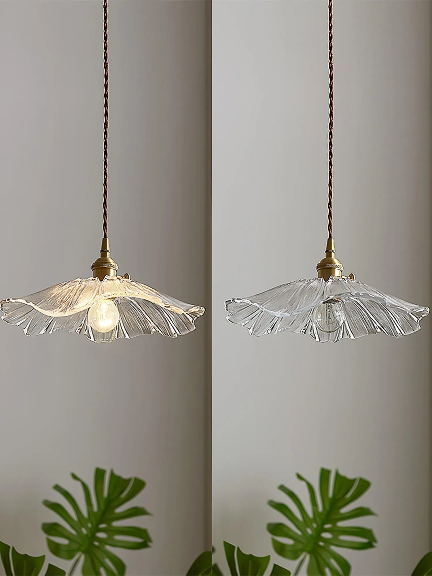 Flower Glass Pendant Lamp