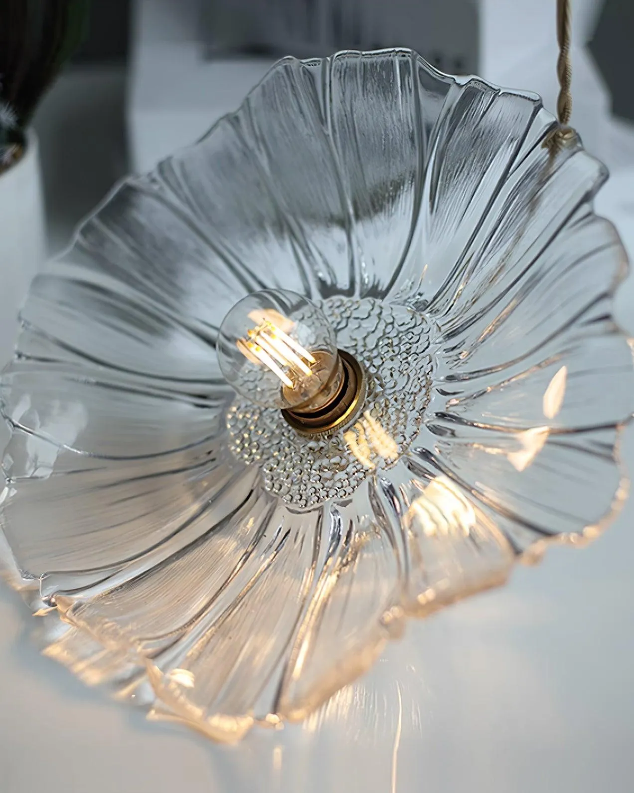 Flower Glass Pendant Lamp