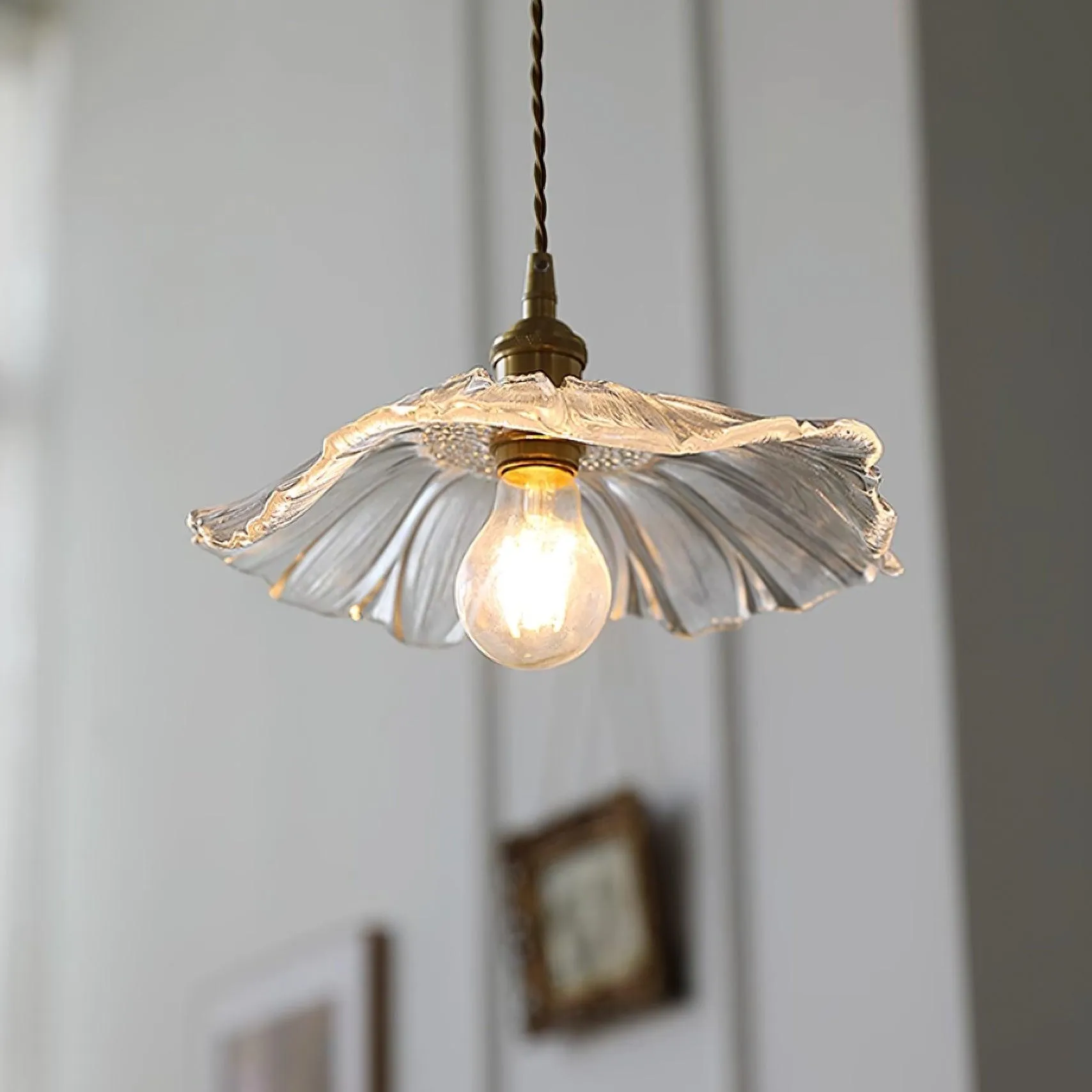 Flower Glass Pendant Lamp