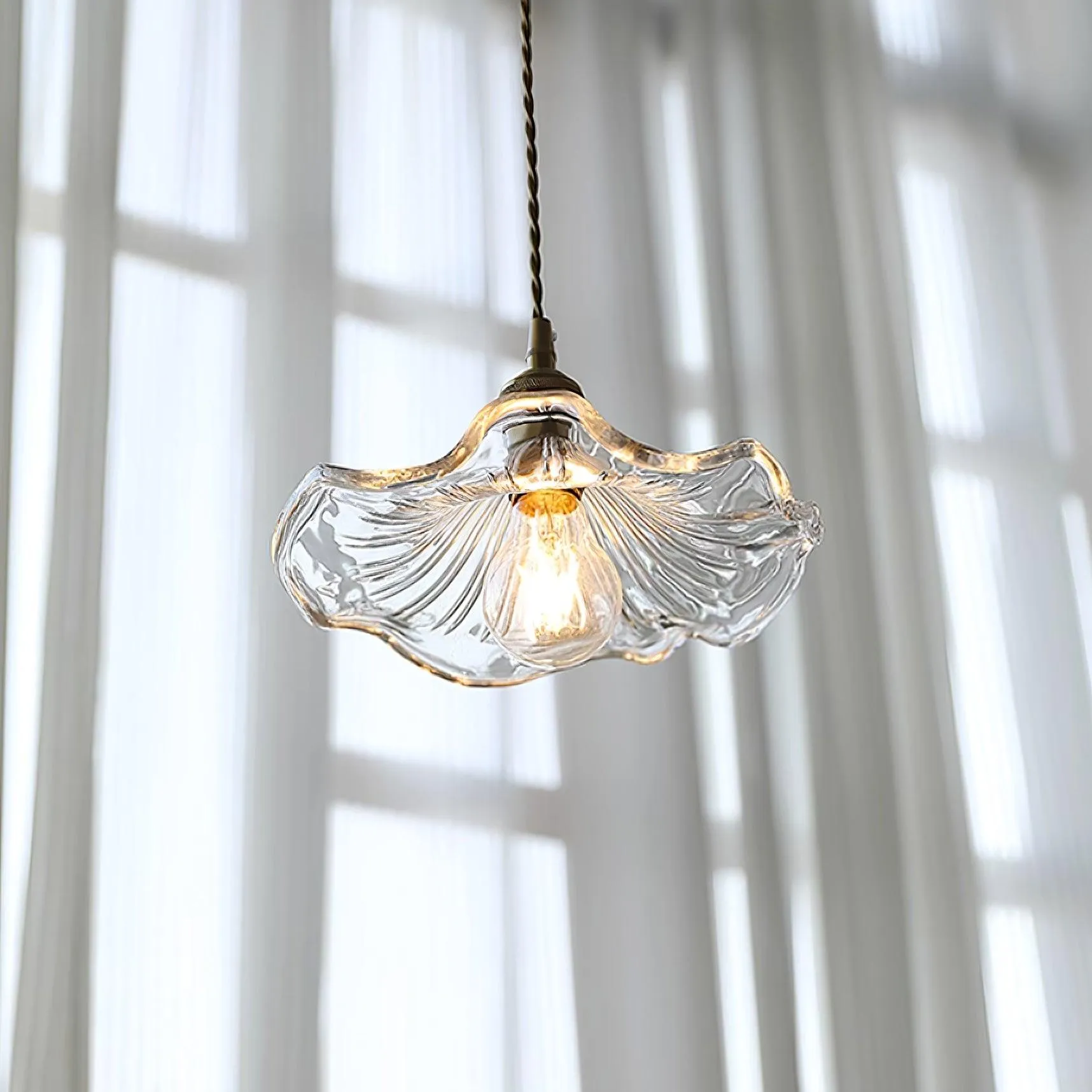 Flower Glass Pendant Lamp