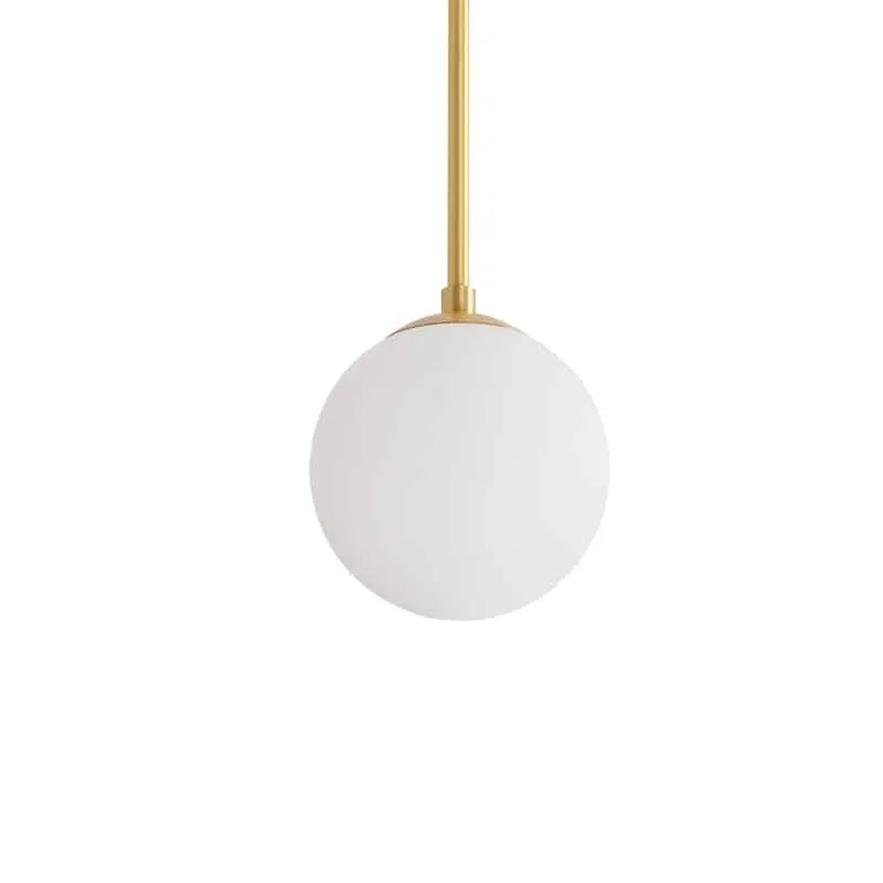 Gasurin Glass Round Globe Pendant Lamp