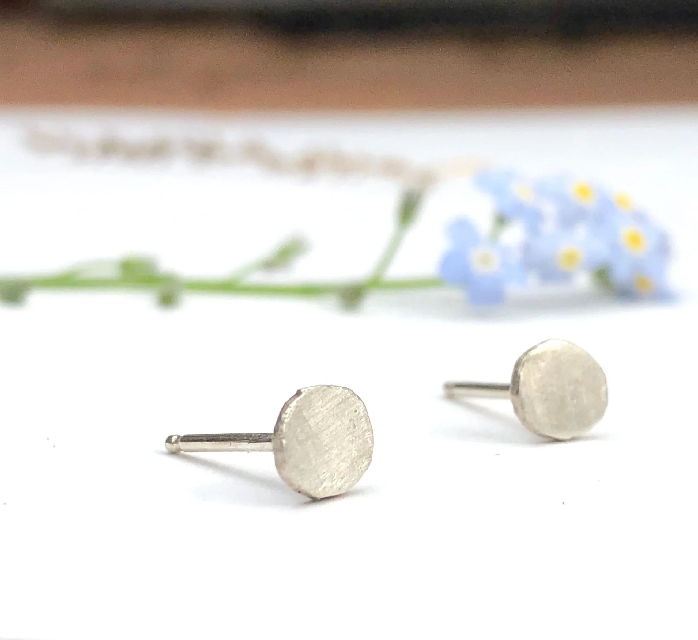 Gemstone Stud Earrings