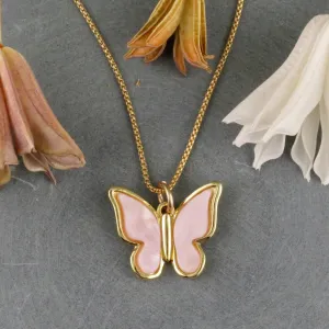 Gold Butterfly Necklace