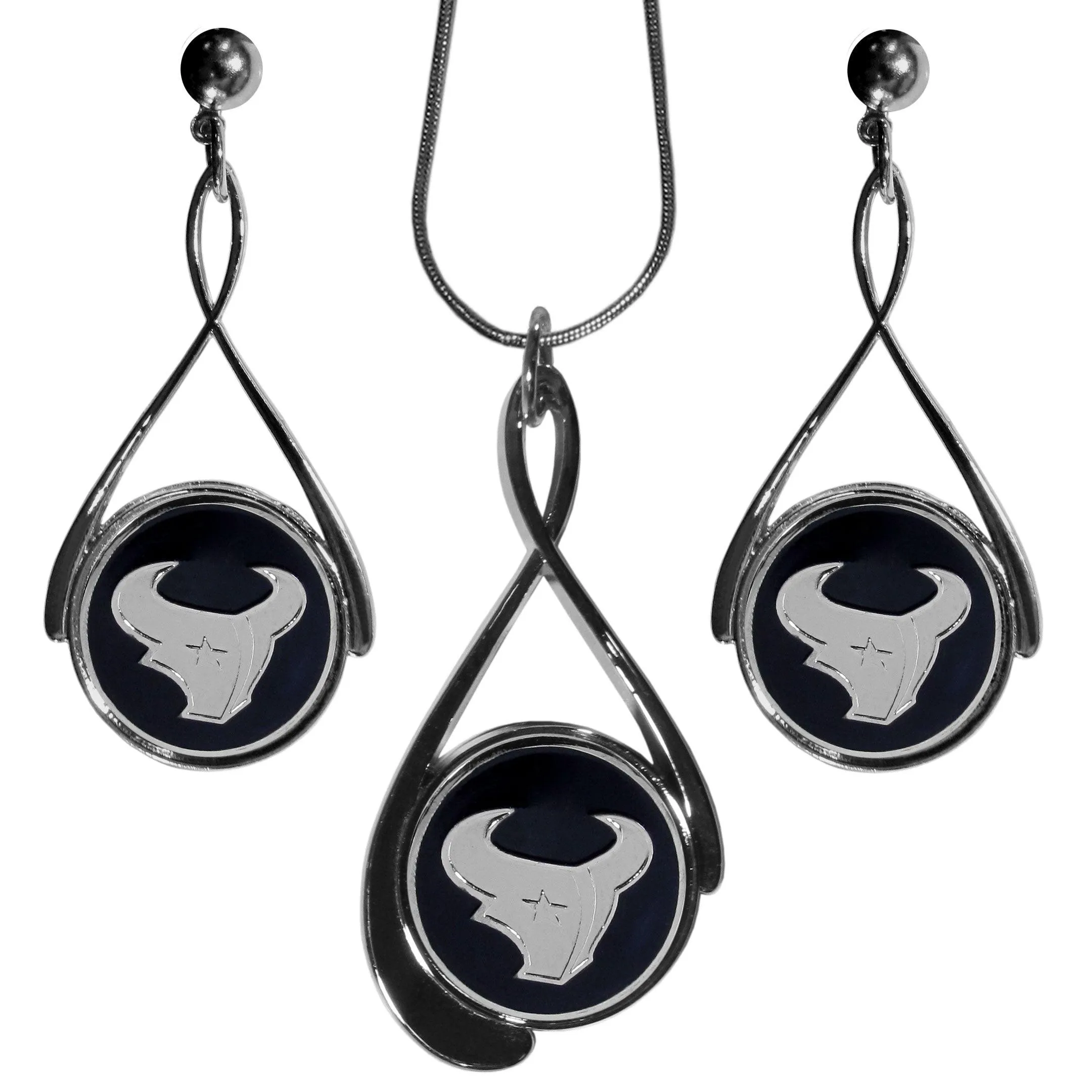 Houston Texans Tear Drop Jewelry Set